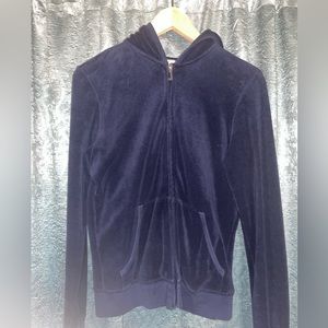 Dark blue juicy couture zip up